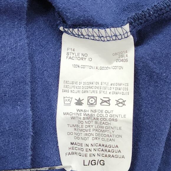 NFL Team Apparel Top Womens L Blue Seattle Seahawks Scoop Neck Tee Football - Picture 5 of 8